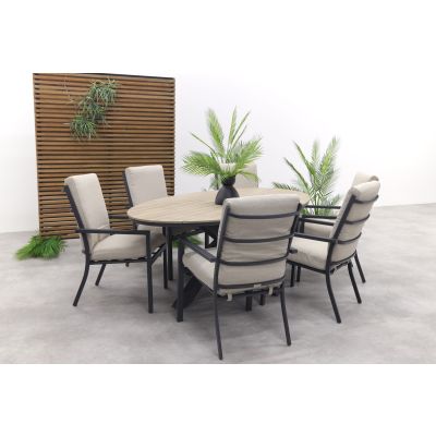 GI Sergio / Edison 220 x 115 cm. tafel - ovale tuinset