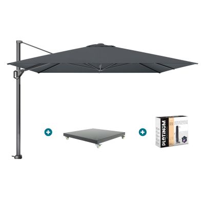 Platinum Challenger Premium T1 3.5x3.5 m - Faded Black met Marbella voet + hoes
