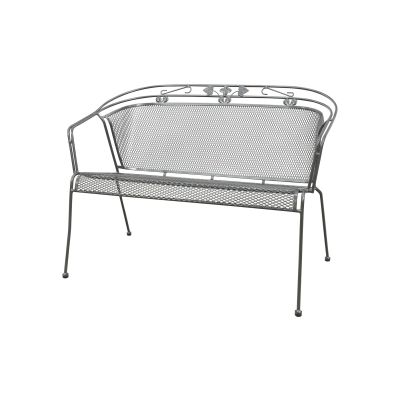 Royal Garden Elegance strekmetaal 2-zits tuinbank - Antraciet