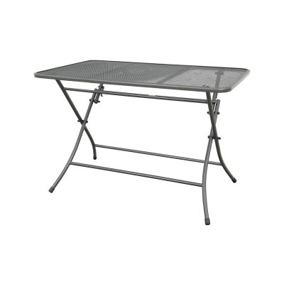 Royal Garden Café strekmetaal klaptafel 110x70 cm. - Antraciet