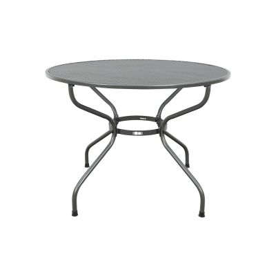 Royal Garden strekmetaal tuintafel rond - Ø105 cm. - Antraciet