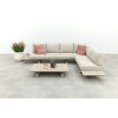 SUNS Stockholm hoekbank loungeset - Champagne