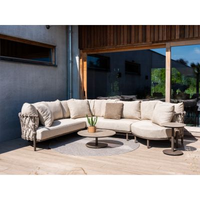4 Seasons Ezra modulaire hoekbank - Latte/Terre