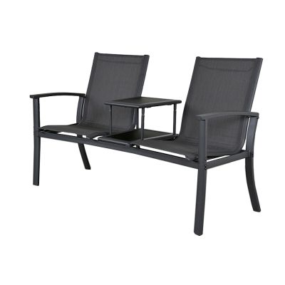 Tete-a-Tete aluminium tuinbank Felix - Antraciet