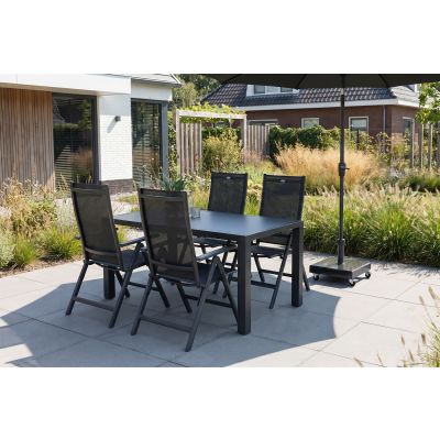 Hartman Napoli/Alma 160 cm. tuinset - 5-delig verstelbaar