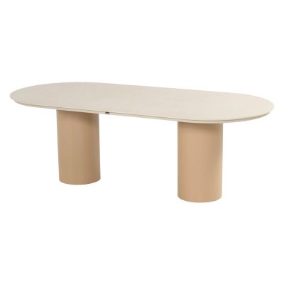 Hartman Valencia ovale dining tuintafel 220x100 cm. - Cappuccino/Beige