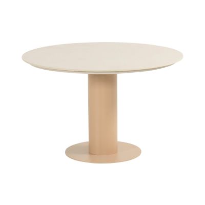 Hartman Girona ronde dining tuintafel Ø120cm - Cappuccino