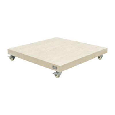 Murcia verrijdbare marmerlook parasolvoet 90 kg. t.b.v. Siesta en Eclipse