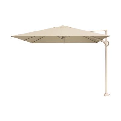 Platinum Challenger Zweefparasol T2 premium - 3x3 m. Champagne - Sandstone