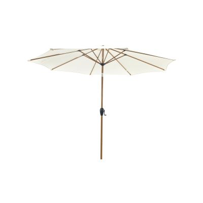 Kayu Stokparasol Ø300 cm. - Ecru/Woodlook