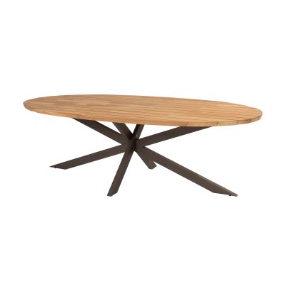 Taste Prado ovale tuintafel 240x115 cm - teak/terre