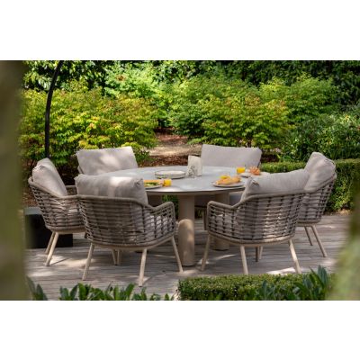 Taste Puglia/Donato low dining tuinset - Ø160 cm.