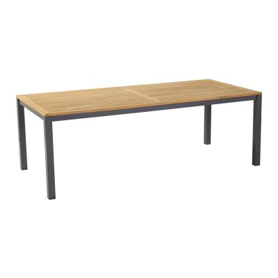 Hartman Sonata tuintafel 220x100 cm. – Teak/Antraciet
