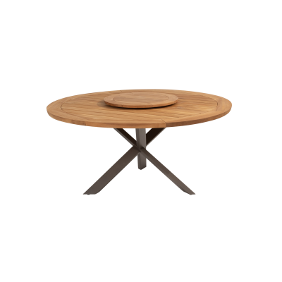 Taste Prado ronde tuintafel Ø160 cm. + draaiplateau - terre 