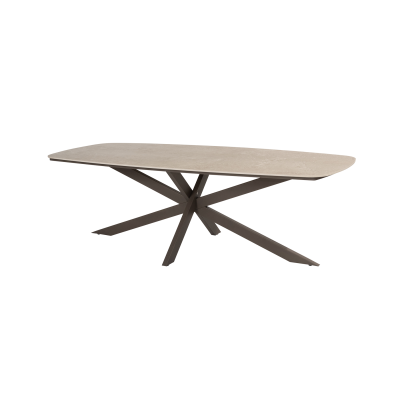 Taste Prado keramische deens ovale tuintafel 240x105 cm. - Terre 