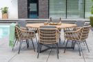 4 Seasons Cottage tuinstoel + Taste Basso tuintafel 160 cm. rond