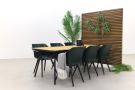 Hartman Sophie Studio Night green/Bella 220x95 cm. - 7-delige tuinset