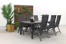 Hartman Roma/Kings tuinset antraciet - 220x100 cm.