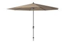 Riva parasol 350 cm. doorsnede en taupe doek
