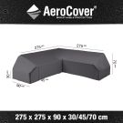 Platinum Aerocover platform loungesethoes 275x275 cm.