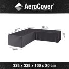 Aerocover loungesethoes L-vorm 325x325 cm.