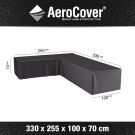 Aerocover loungesethoes L-vorm 330x255 cm - Links
