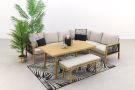 Garden Impressions Decala lounge dining set - met bankje - 6-delig