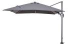 Hawaii zweefparasol 300x300 cm. Donker grijs + led verlichting