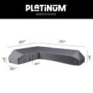 Platinum Aerocover platform loungesethoes 375x300 cm - Links