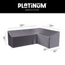 Platinum Aerocover Lounge-dininghoes 270x210 cm - Rechts