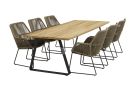 4 Seasons Ramblas tuinstoel + Taste Basso tuintafel 240 cm. - 7 delig
