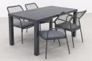 Dido Green/Lena 160 cm. - stapelbare tuinset - 5-delig 