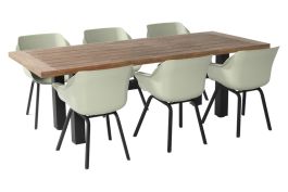 Hartman tuinset - Heron tuintafel 240 cm. + Sophie Element French Green