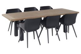 Hartman tuinset - Heron tuintafel 240 cm. + Sophie studio carbon black