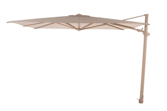 4-Seasons zweefparasol Siesta Premium 300 x 300 cm - Latte/Zand