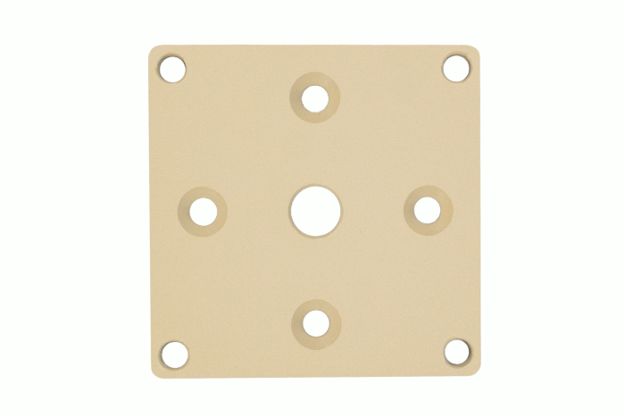 Perfect Shadow adapter plaat 6,4 cm - 11,3 cm. Latte