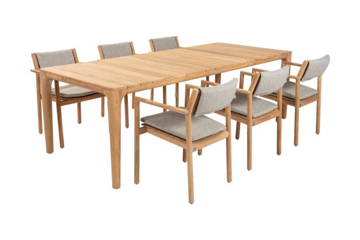 4 Seasons Levi/Liam tuinset - 240x100 cm. - Stapelbaar