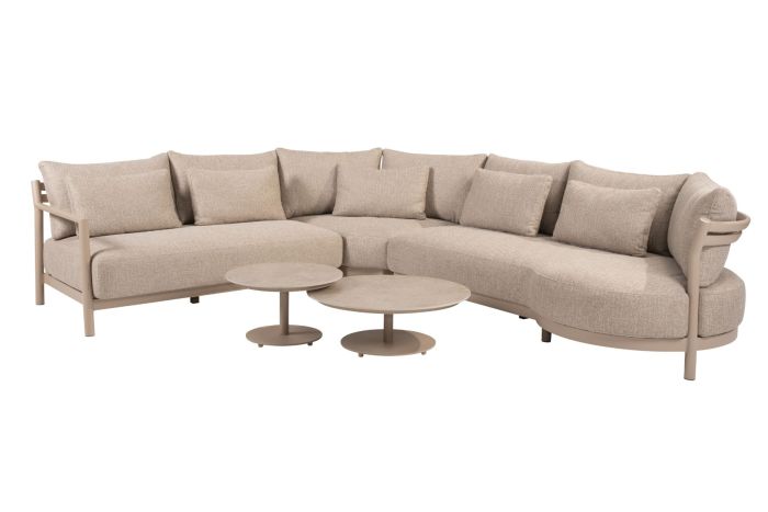 4SO Mykonos/Boaz organische loungeset - Latte