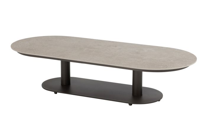 4SO Boaz ovale loungetafel 150x60 cm. - Terre