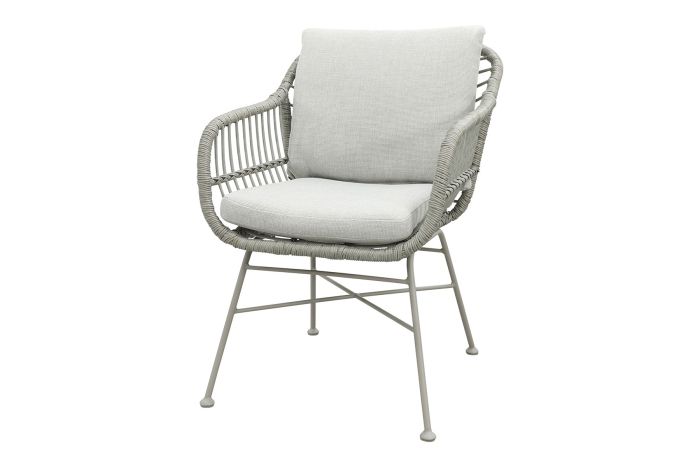 GI Margriet wicker dining tuinstoel - Taupe