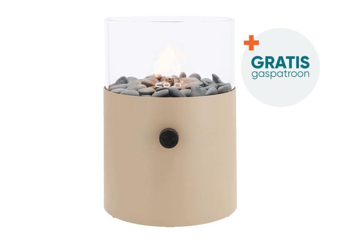 Cosiscoop XL - sandy beige - gaslantaarn met gratis gaspatroon
