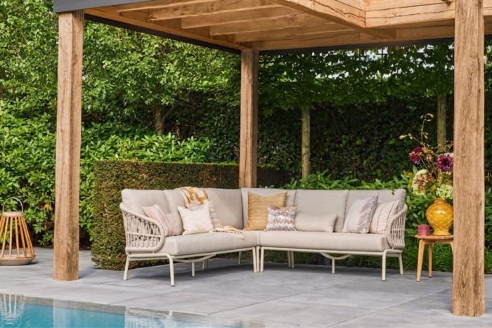 Suns Tosca hoekbank loungeset - Rope/Zand OP=OP