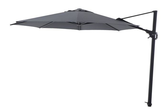 Perfect Shadow Luna ronde zweefparasol Ø350 cm. Flex+ - Antraciet