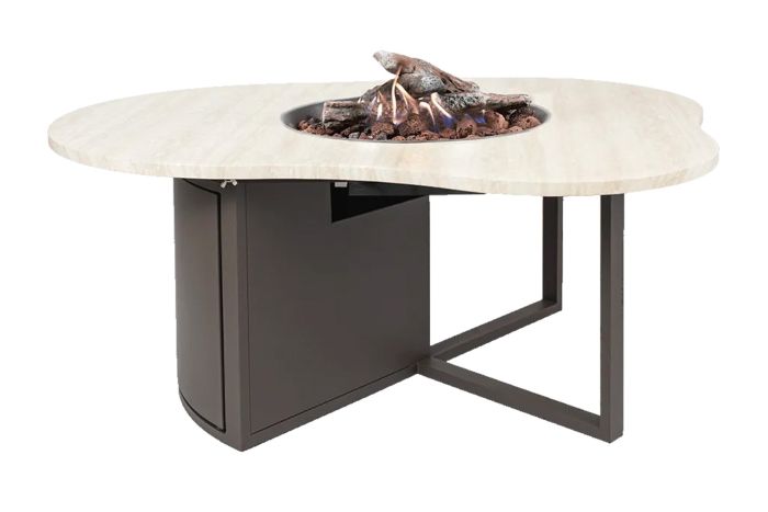 Cosiloft Novi organische gashaard - Espresso bruin