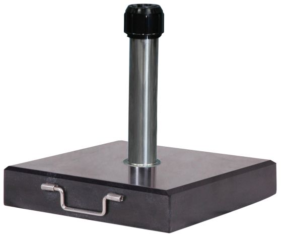 Platinum parasolvoet Rome 40 kg - black polished