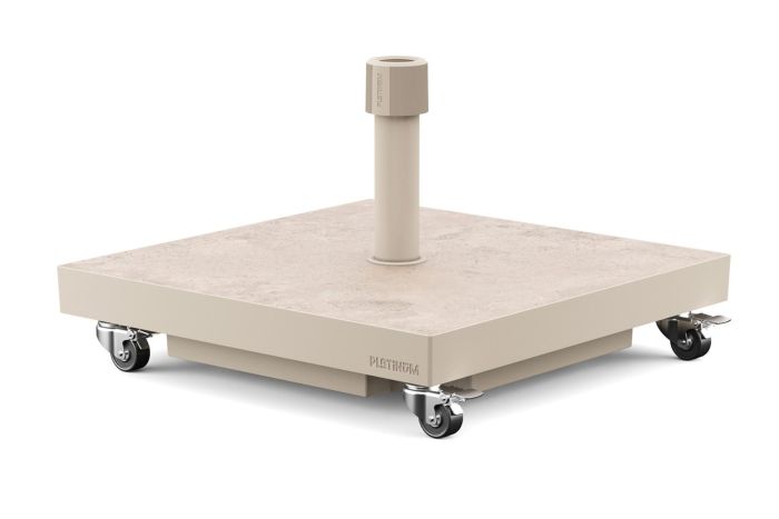 Platinum Ceramica verrijdbare vulbare parasolvoet 40 kg - Sandstone