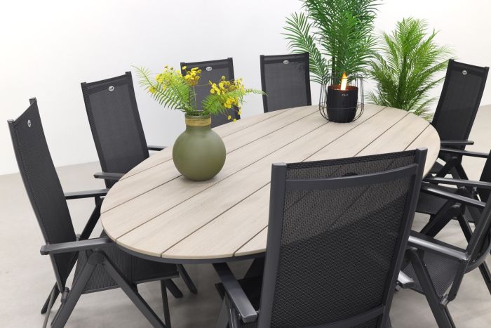 Ovale tuinset 280x140 - Edison/Napoli - Vdgarde.nl