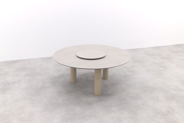Grote 50 100 cm Lazy Susan roterende serveerplaat, 360 ° houten