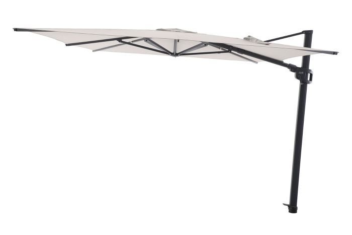 Perfect Shadow Eclipse zweefparasol 300x300 cm. Ultra - Antraciet/Urban Taupe