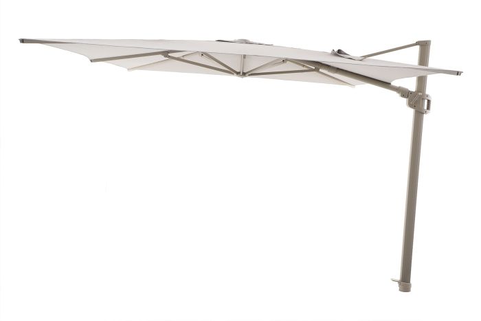 Perfect Shadow Eclipse zweefparasol 300x300 cm. Ultra - Latte/Urban Taupe